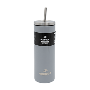 Vaso Plateado de Acero Inoxidable Outdoor Solution 1 Pz