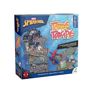 Juego de Mesa Infantil Torres Torcidas Spiderman 1 Pz