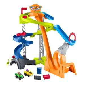 F-P Little People Wheelies Pista de Carreras Y C 1 Pz