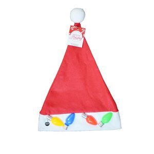 Gorro de Santa con Luces Navideñas 1 Pz