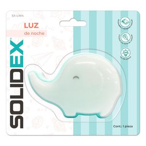 Luz de Noche Led de Elefante Para Bebe 1 Pz