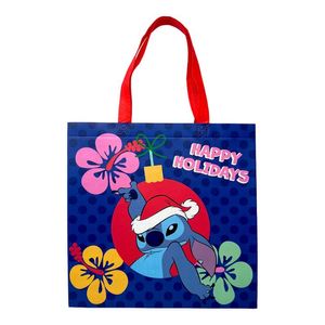 Bolsa Reutilizable Azul/Rojo 35 Cm Navidad 1 Pz