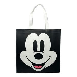 Bolsa Reutilizable Mickey Face Negra 35 Cm 1 Pz