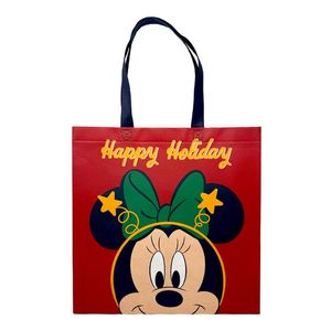 Bolsa Reutilizable Minnie Roja 35 Cm Navidad 1 Pz