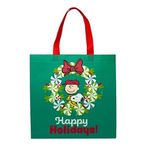 Bolsa Reutilizable Snoopy Happy H 35 Cm Navidad 1 Pz