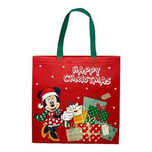 Bolsa Reutilizable Minnie Roja 35 Cm Navidad 1 Pz