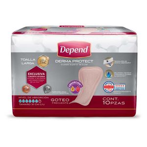 Toalla Femenine Derma Protect Larga 10 Pz