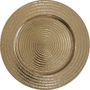 Plato 33cm Base Platino 1 Pz