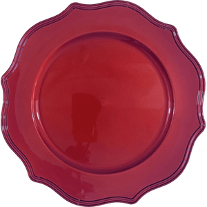 Plato Rojo Base 33cm 1 Pz