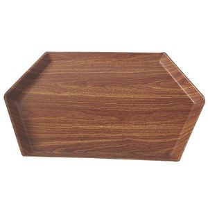 Plato Plastico Tipo Madera 1 Pz