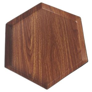 Plato Plastico Tipo Madera 1 Pz