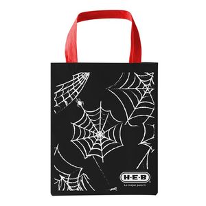 Bolsa Reutilizable Telaraña Negra 1 Pz 1 Pz