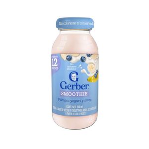 Gerber Smoothie Mora Platano Yogur 230ml Gerber  230 Ml