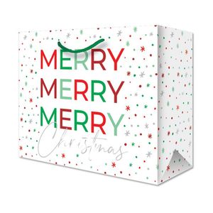 Bolsa Regalo Boutique Grande Frase Navidad 1 Pz