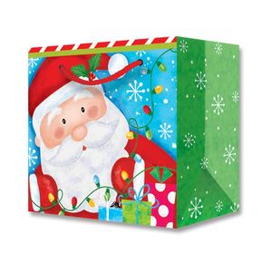 Bolsa Regalo Chic Santa Luces Nav 1 Pz