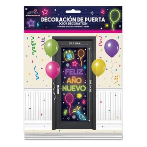 Decoracion de Puerta Año Nuevo Neon 1 Pz