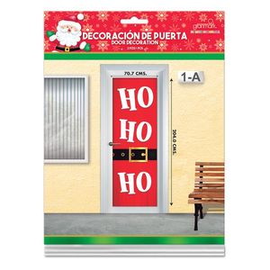 Decoracion de Puerta Hohoho 1 Pz