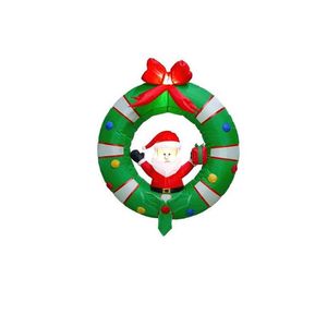 Inflable de Navidad Santa con Corona 1.20 m