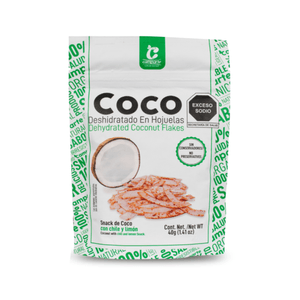 Coco Hojuela Deshidratada con Limón Y Chile 40 Gr