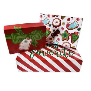 Kit Cajas P/Envoltura Navidad 3pz 1 Pz