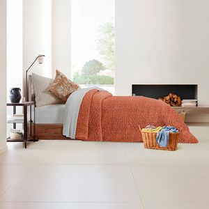 Cobertor Sherpa Individual Haven & Key Terracota 1 Pz