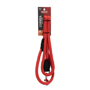 Correa Para Perro Casual Roja M 1 Pz