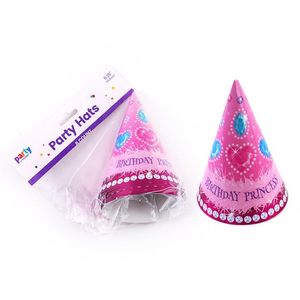 Gorros de Fiesta de Cumpleaños de Princesa 1 Pz