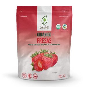 Fresa Entera Congelada Ultraorganics Orgánica 454 g