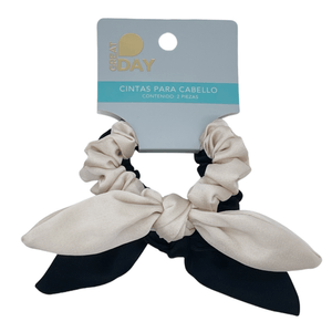 Ligas Scrunchie con Moño 1 Pz