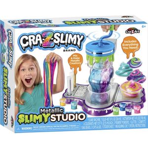 Crazslimy Set de Juego Estudio Creacion Slime Met 1 Pz