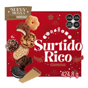 Galleta Surtido Rico Navidad 424 Gr 436 Gr