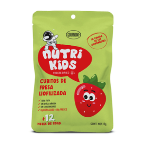 Nutri Kids Cubitos de Fresa Liofilizados 6 Gr