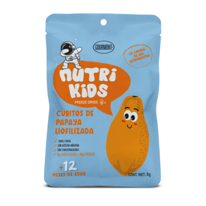 Nutri Kids Cubitos de Papaya Liofilizados 6 Gr