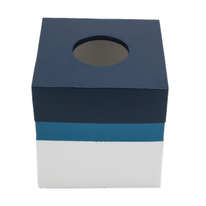 Porta Pañuelos Azul Ceramica 1 pz