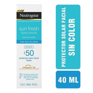 Sun Fresh Hydro Boost Color Fps50 40ml 40 Pz