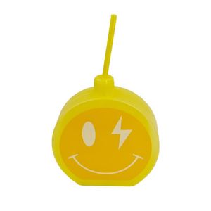 Botella de Plástico Dining Style Diseño de Carita Feliz con Popote