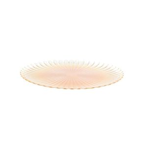 Plato Haven and Key de Vidrio Naranja Transparente