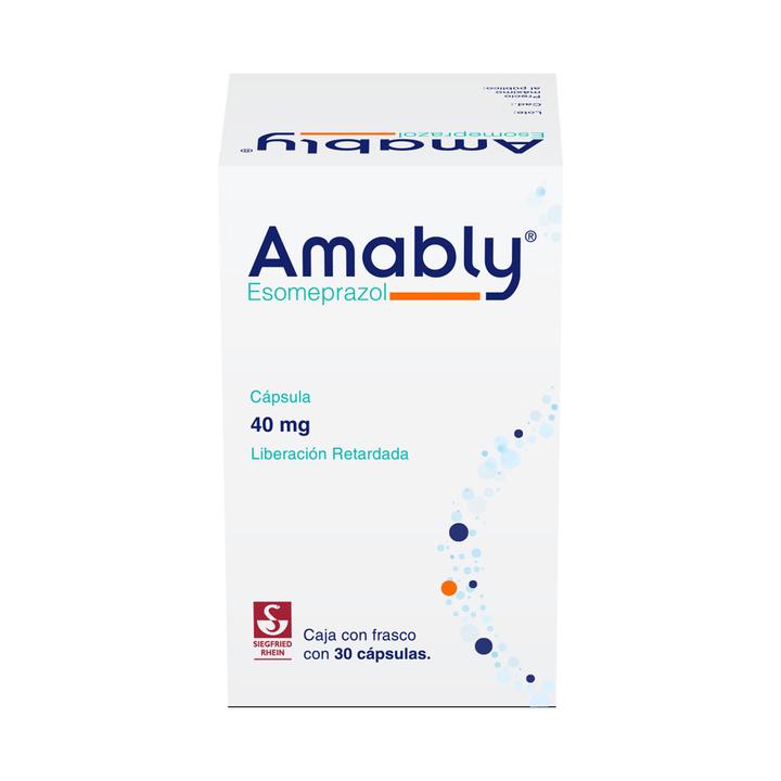 Amably Esomeprazol 40 mg 30 Cápsulas - H-E-B México