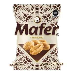 Cacahuate Mafer Tostado Salado 120 g