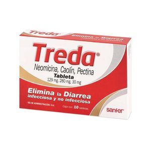 Treda Tabletas con 10 pz