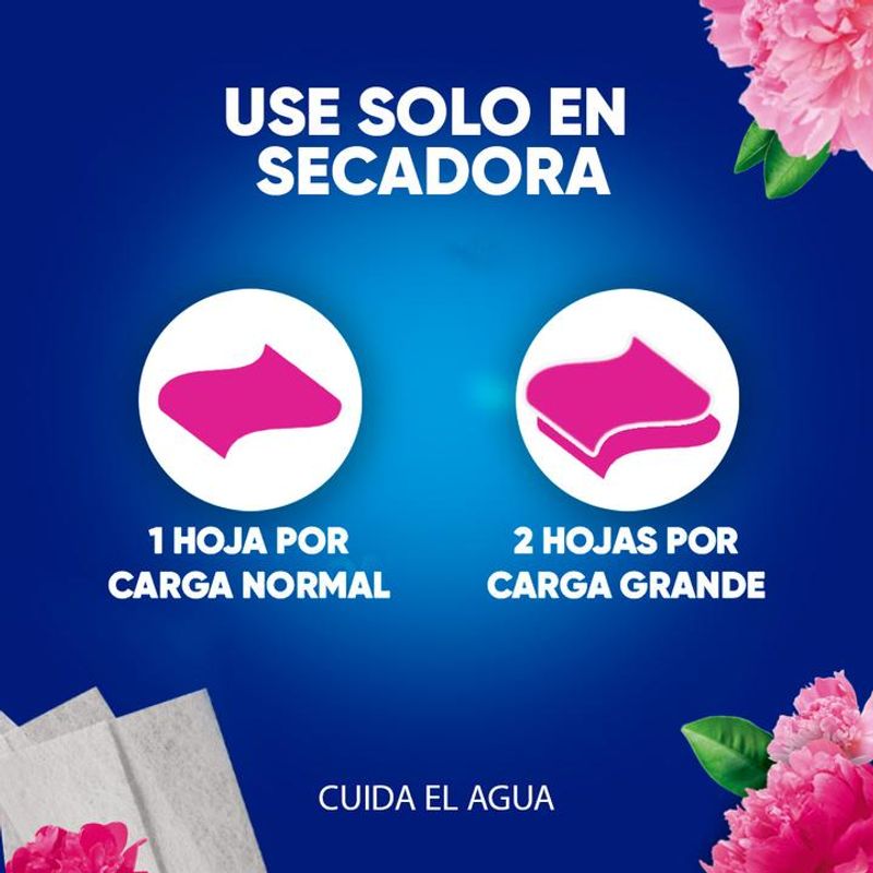 Toallas para Secadora Ensueño Aroma Spring Fresh con 80 pz H-E-B