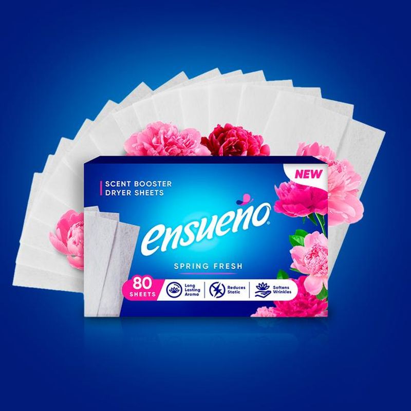 Toallas para Secadora Ensueño Aroma Spring Fresh con 80 pz H-E-B