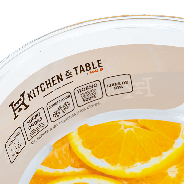 Kitchen & Table Hermetico Borosilicato 650ml Redon - H-E-B México
