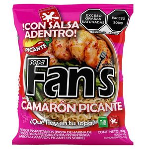 Sopa Instantanea Camaron Picante Sobre 90 Gr