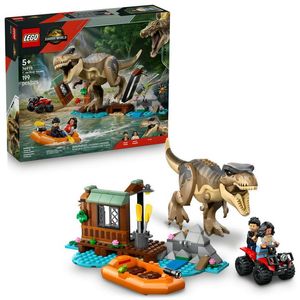 LEGO Jurassic World Escape por el Río y T. Rex a la Caza