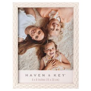 Portarretrato Entrelazado Plateado Brilloso 6x 1 Pz