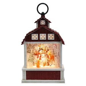 Decoracion Granero Globo de Nieve Led 31cm 1 Pz