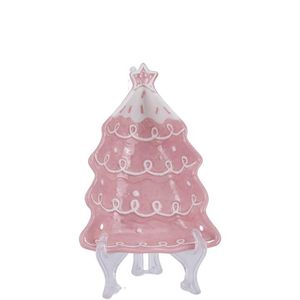 Plato de Cerámica Pino Rosa 1 Pz