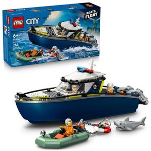 LEGO City Juguete Persecución en Barco de Policía