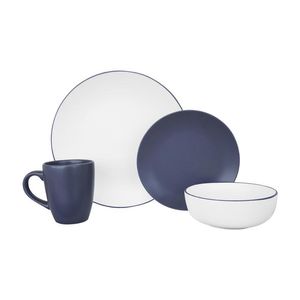 Vajilla Redonda de Ceramica 16pz P/4 Personas Mul 1 Pz